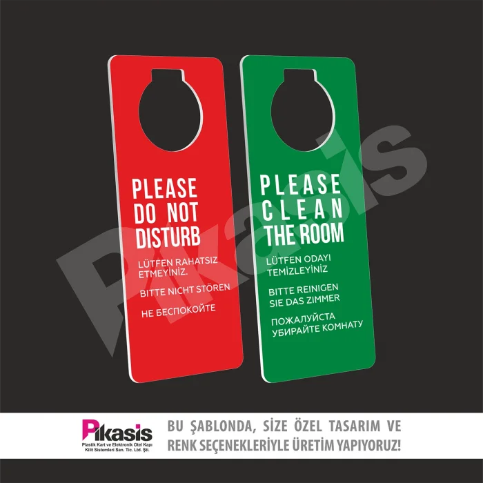 Pİ-45 (Rahatsız Etmeyiniz Kartı Dnd Pvc)