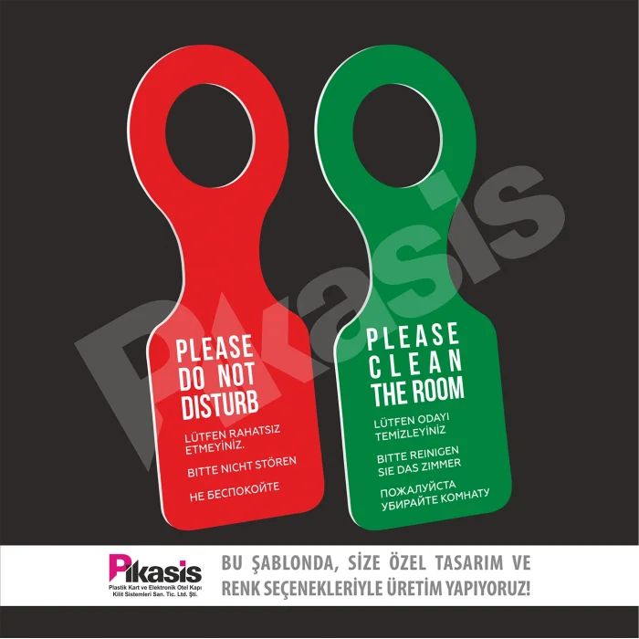 Pİ-51 (Rahatsız Etmeyiniz Kartı Dnd Pvc)