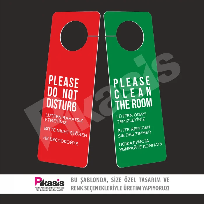 Pİ-52 (Rahatsız Etmeyiniz Kartı Dnd Pvc)