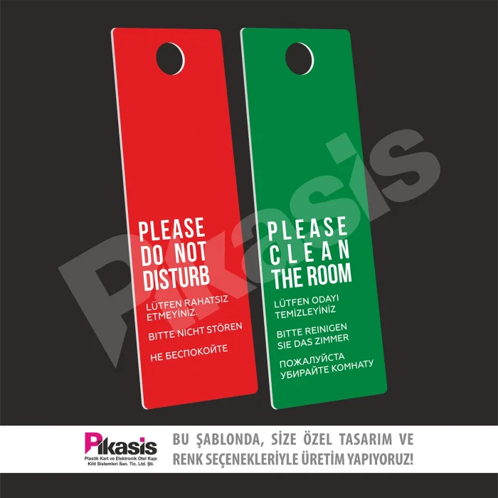 Pİ-53 (Rahatsız Etmeyiniz Kartı Dnd Pvc)