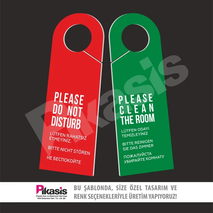 Pİ-55 (Rahatsız Etmeyiniz Kartı Dnd Pvc)