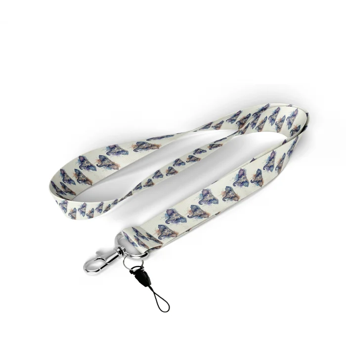 Fil Desenli Boyun Askı İpi