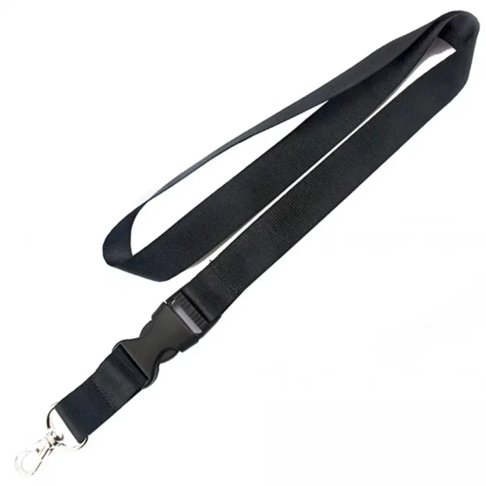 Ara Kilitli Yaka Kartı İpi Siyah