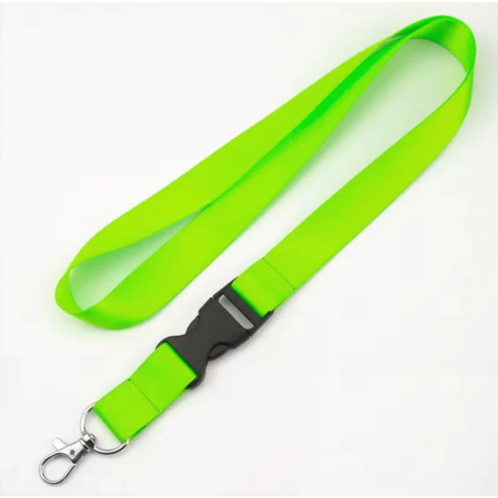 Ara Kilitli Yaka Kartı İpi Açık Yeşil