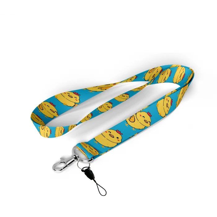 Civciv Desenli Boyun Askı İpi