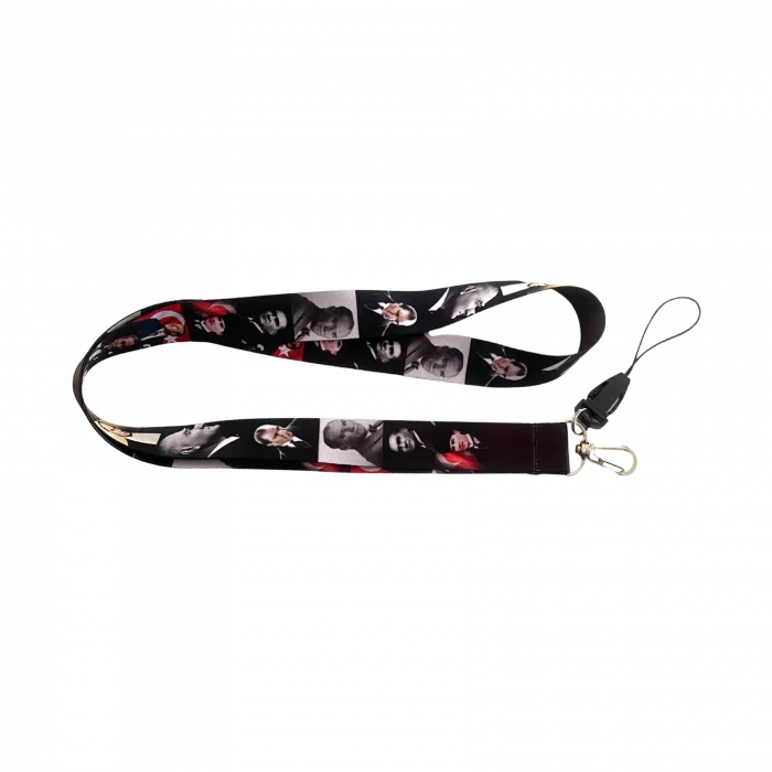 Atatürk Portreli Karakterleri Desenli Boyun İpi