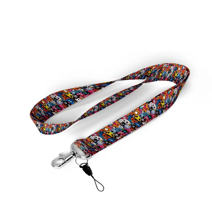 Cizgi Desenli Boyun Askı İpi