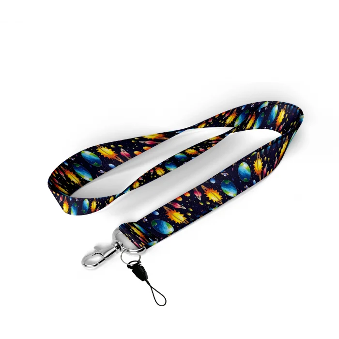 Gezegenler Desenli Yaka İpi