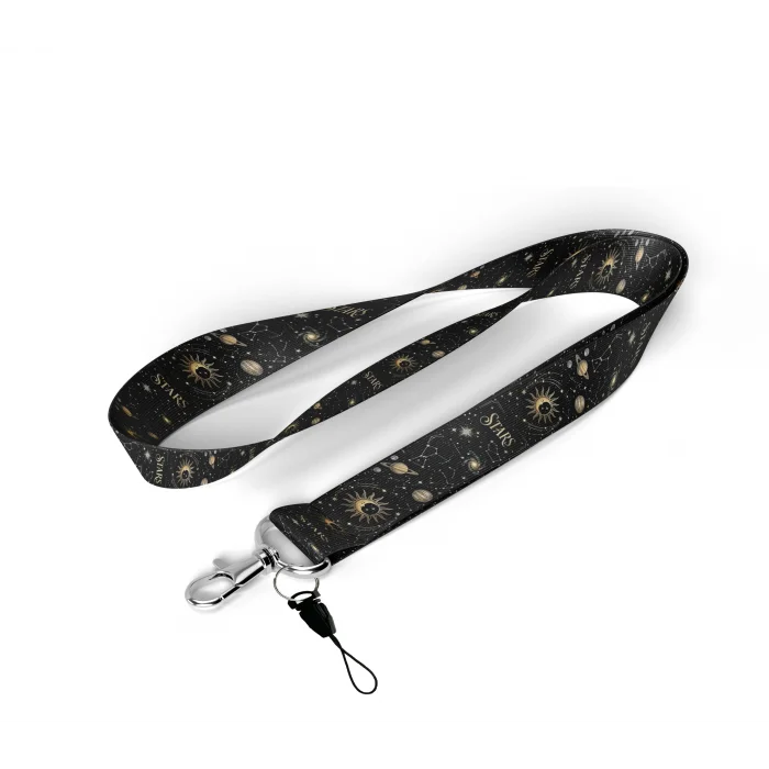Stars Desenli Boyun Askı İpi