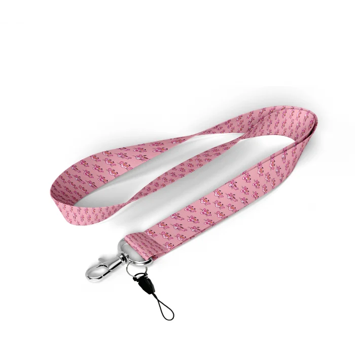 Pink Panter Çizgi Karakterli Yaka İpi