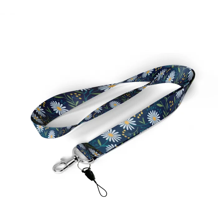 Papatya Desenli Boyun Askı İpi