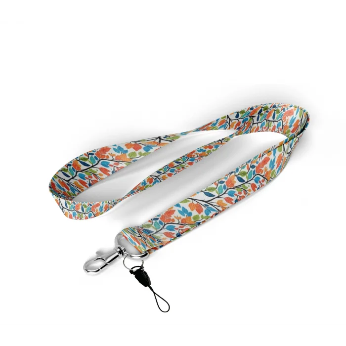 Yaprak Desenli Boyun Askı İpi