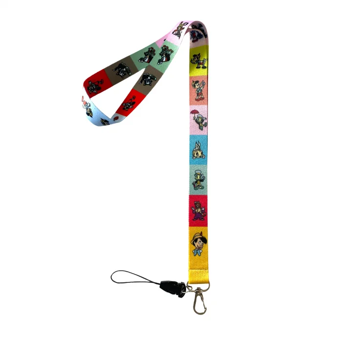 Pinokyo Boyun Karakterleri Desenli Boyun İpi