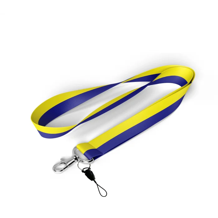 Sarı Lacivert Boyun Askı İpi