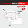 PVC PROXİMİTY KARTLAR ( baskısız ) (10 Adet)
