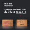 AHŞAP RFID KARTLAR ( baskılı ) (10 Adet)
