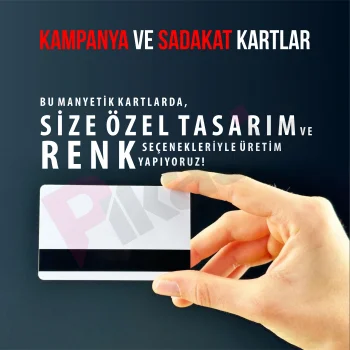Kampanya Ve Sadakat Kartları - Manyetikli