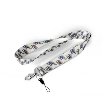 Fil Desenli Boyun Askı İpi