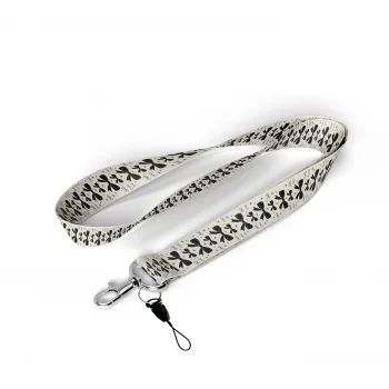 Fiyonk Desenli Boyun Askı İpi