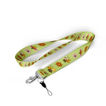 Arı Desenli Boyun Askı İpi