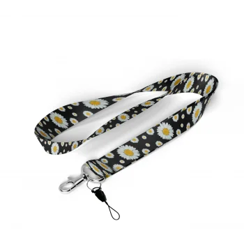 Papatya Desenli Boyun Askı İpi