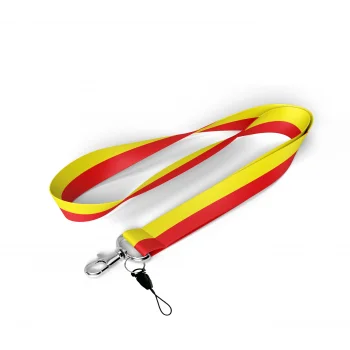 Sarı Kırmızı Boyun Askı İpi