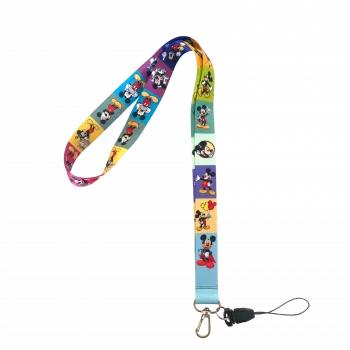 Mickey Mouse Karakterleri Desenli Boyun İpi