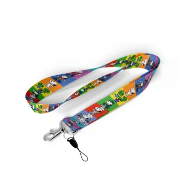 Snoopy Karakterli Boyun Askı İpi