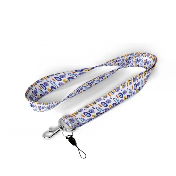 Hamsa Nazar Boncuğu Desenli Yaka İpi