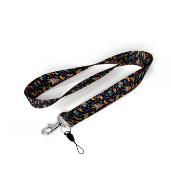 Uzay Desenli Yaka İpi