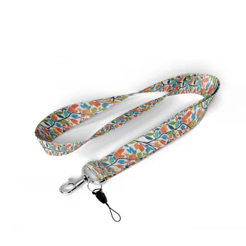 Yaprak Desenli Boyun Askı İpi
