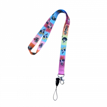 Powerpuff Girls Karakterleri Desenli Boyun İpi