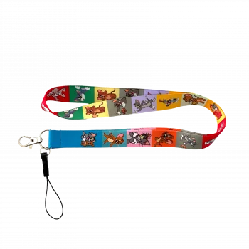 Tom ve Jerry Çizgi Karakterleri Desenli Boyun Askı İpi