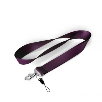 Koyu Mor Boyun Askı İpi