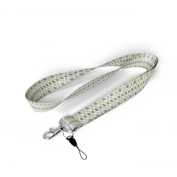 Nazar Hamsa Desenli Boyun Askı İpi