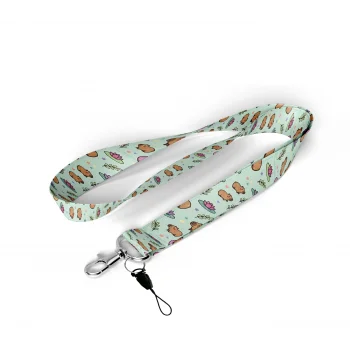 Kapibara Desenli Boyun Askı İpi