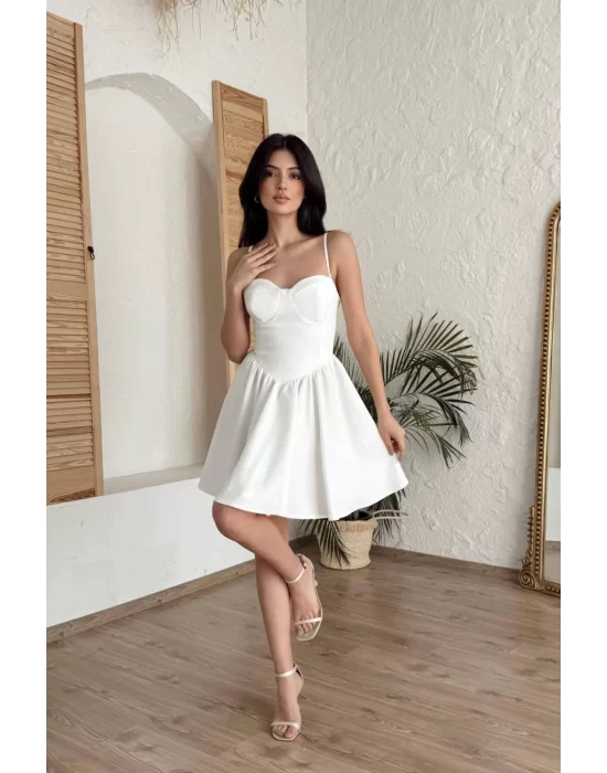 Kadın Askılı Mini Elbise