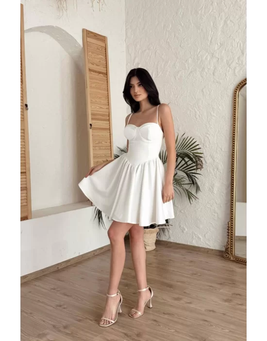 Kadın Askılı Mini Elbise