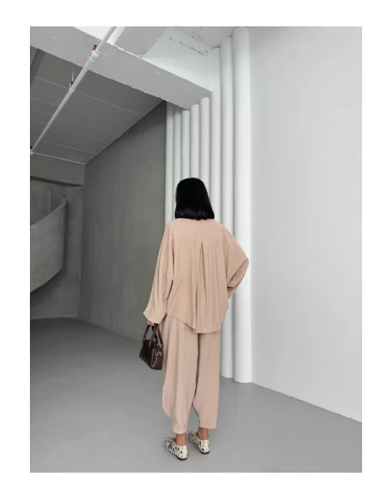 Kadın Modal Gömlek Şalvar Takım