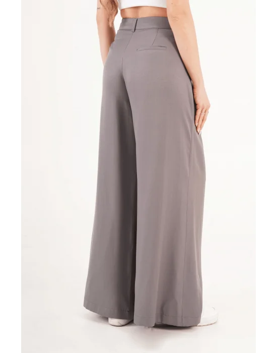 Kadın Piliseli Salaş Vizon Pantolon