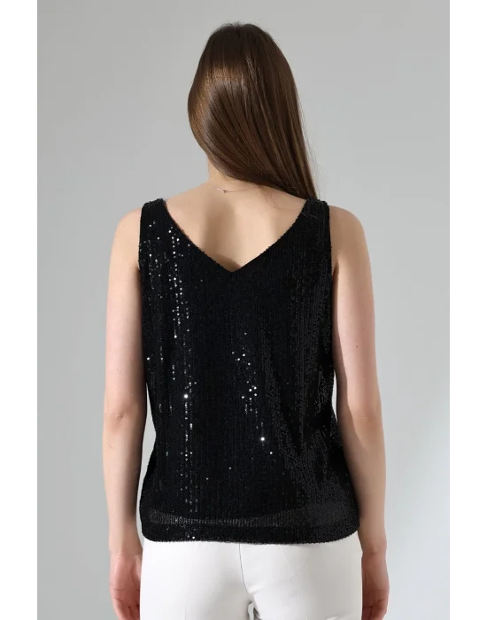 Kadın Pul Payet Askılı Atlet