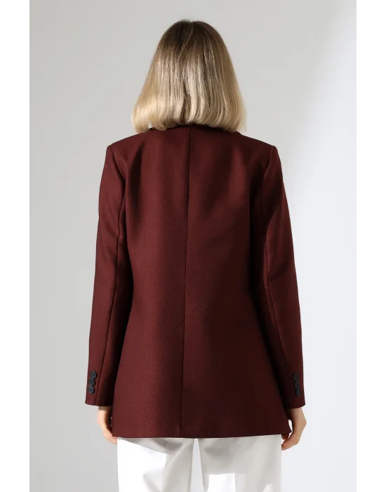 Kadın Tek Düğme Blazer Ceket