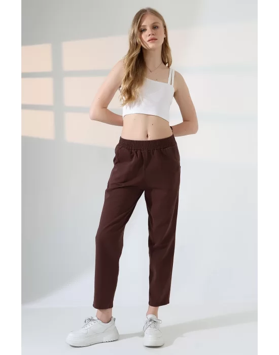 Kadın Yumuşak Doku Premium Dar Paça Pantolon