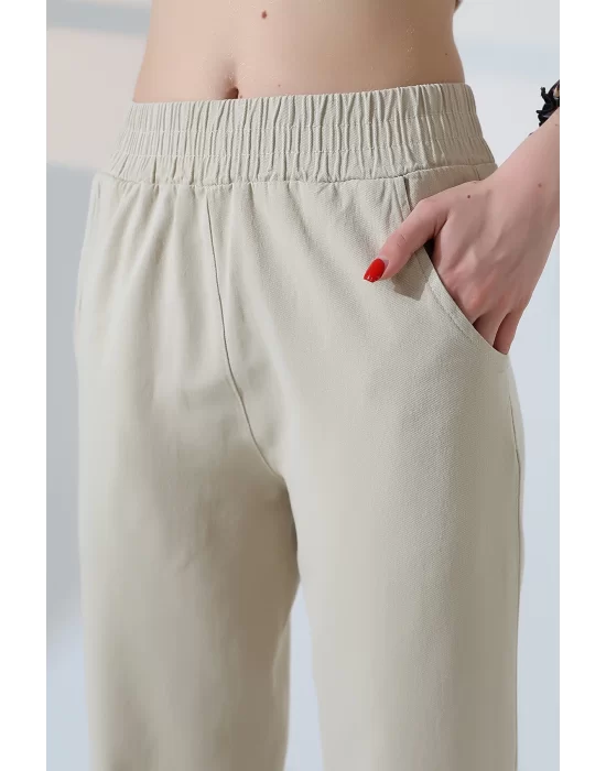 Kadın Yumuşak Doku Premium Dar Paça Pantolon