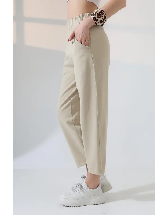 Kadın Yumuşak Doku Premium Dar Paça Pantolon