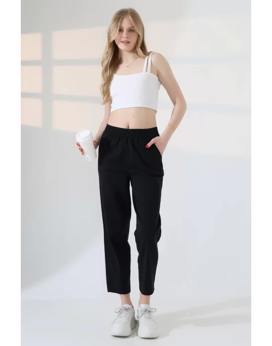 Kadın Yumuşak Doku Premium Dar Paça Pantolon
