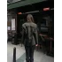 Kadın Sırtı Kuşgözü Bağlama Detaylı Haki Blazer Ceket