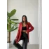 Kadın Tek Düğme Blazer Ceket
