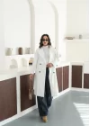 Kadın Astarlı Düğmeli-Bağlamalı Trençkot
