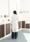 Kadın Astarlı Düğmeli-Bağlamalı Trençkot